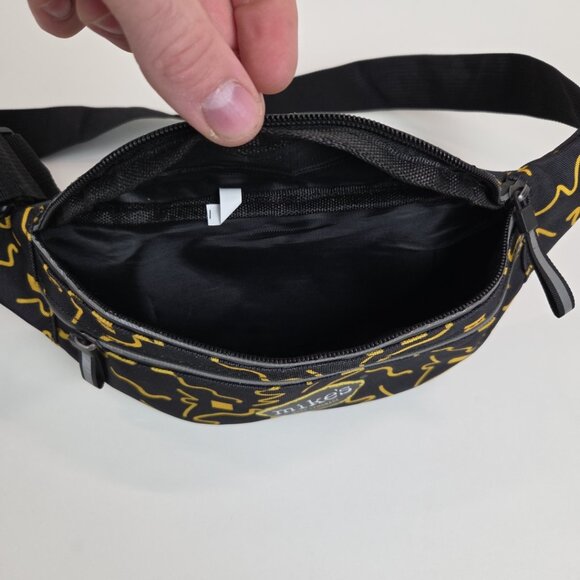 Mike's Hard Lemonade Fanny Pack Waist Adjustable Black Yellow Belt - Picture 6 of 10